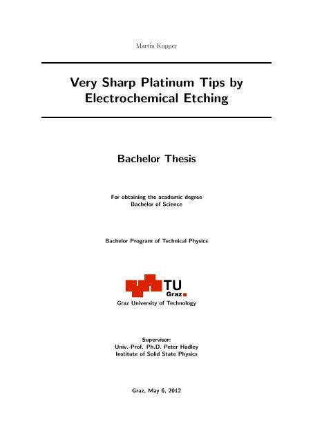 Very Sharp Platinum Tips by Electrochemical Etching