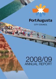Annual Report 2008/2009 - Port Augusta - SA.Gov.au