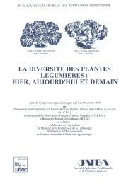 la diversite des plantes legumieres - RÃ©seau semences paysannes