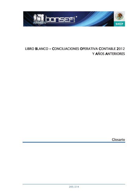 Informe de RendiciÃ³n de Cuentas 2006-2012 - Bansefi