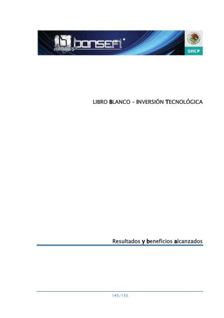 Informe de RendiciÃ³n de Cuentas 2006-2012 - Bansefi