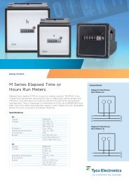 M Series Elapsed Time or Hours Run Meters - Crompton Instruments