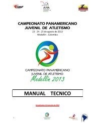 Web - Confederación Sudamericana de Atletismo