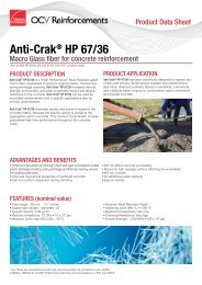 Anti-Crak® HP 67/36 - OCV Reinforcements