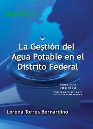 La Gestión del Agua Potable - Inap