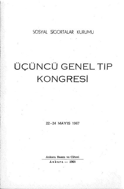 SSK 3. Genel Tıp Kongresi