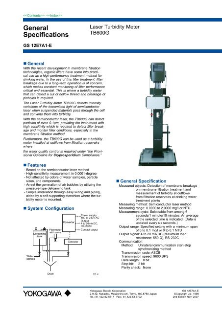 TB600G Laser Turbidity Meter