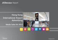 Hong Kong International Airport Advertising ... - JCDecaux Group