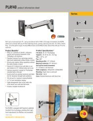 PLAY40 product information sheet Series