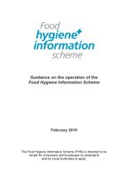 Food Hygiene Information Scheme - Angus Council