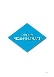 NIZAM-E-JAMAAT - Majlis Khuddamul Ahmadiyya UK