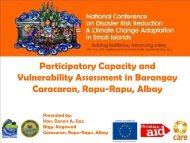 Participatory Capacity and Vulnerability Assessment in Barangay ...