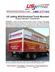 4018-300 Curbside Truck - US Jetting