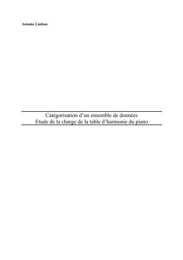 Etude de la charge de la table d'harmonie du piano - atiam - WWW ...