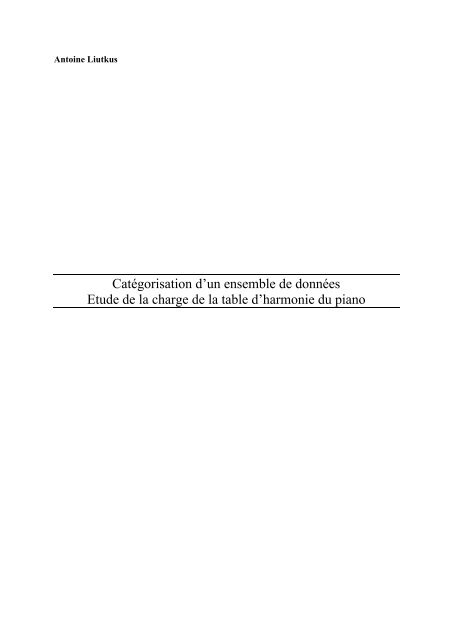 Etude de la charge de la table d'harmonie du piano - atiam - WWW ...