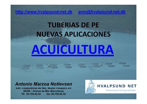 TUBERIAS DE PE NUEVAS APLICACIONES - Plomyplas