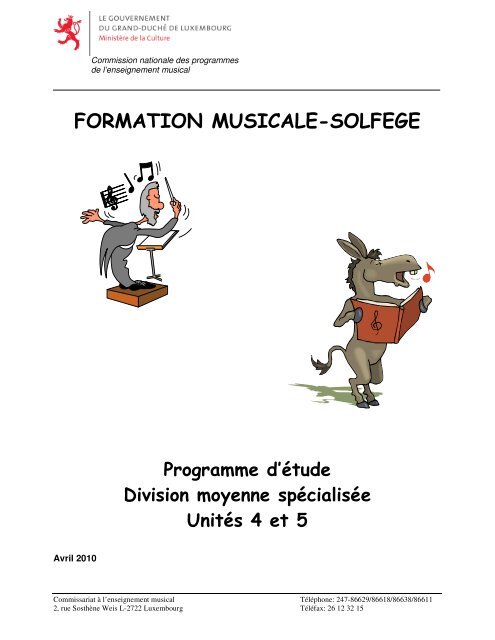 FORMATION MUSICALE-SOLFEGE