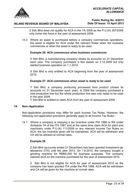 inland revenue board of malaysia - Malaysian Institute of Accountants