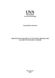 Protocolos de Reabilitacao em Pos-Cirurgico do Ligamento ... - UVA