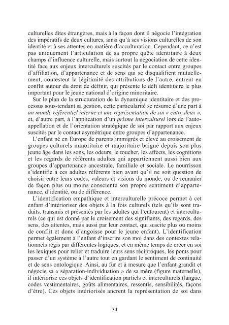 Ethnicisation des rapports entre ÃƒÂ©lÃƒÂ¨ves : une approche ... - CNDP