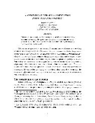 A SPECIMEN OF THEORY CONSTRUCTION FROM QUANTUM ...