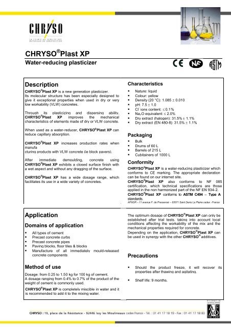 CHRYSO Plast XP