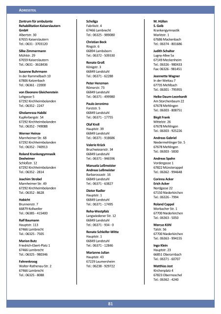 Der Gesundheitslotse - Verbandsgemeinde Eisenberg, Pfalz