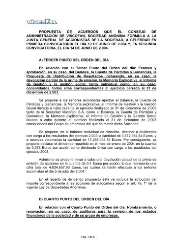 ACTA DE LA JUNTA GENERAL ORDINARIA Y ... - Viscofan