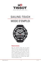 Tissot sailing outlet touch