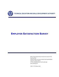 Employer Satisfaction Survey March 2012 - Tesda