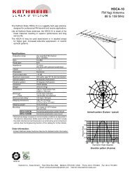 HDCA-10 FM Yagi Antenna 88 to 108 MHz - Kathrein Scala Division