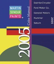 2005 Domestic Color Manual - Martin Senour
