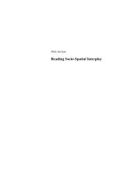 Reading Socio-Spatial Interplay - Arkitektur- og designhÃ¸gskolen i ...