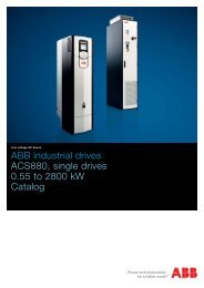 ABB industrial drives ACS880, single drives 0.55 ... - VAE ProSys sro