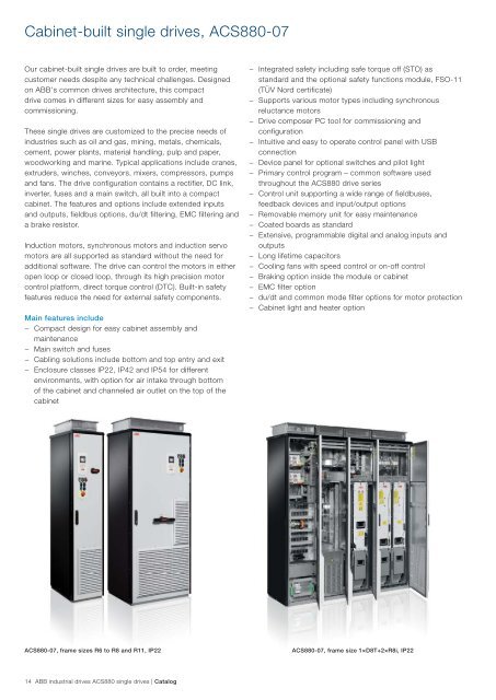 ABB industrial drives ACS880, single drives 0.55 ... - VAE ProSys sro