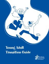 Young Adult Transition Guide - Markham Stouffville Hospital