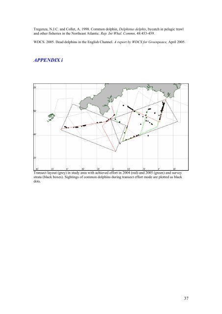 Report of a cetacean survey in the Western Approaches of the ...