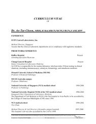 CURRICULUM VITAE - ICON plc