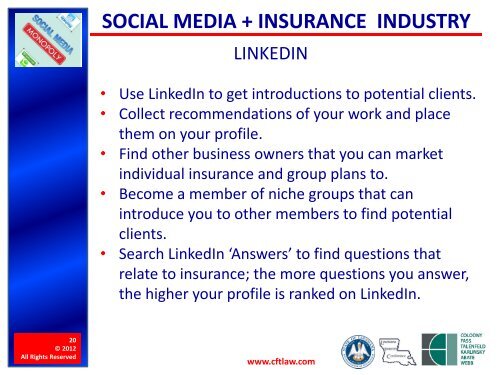 Social Media - Louisiana Department of Insurance