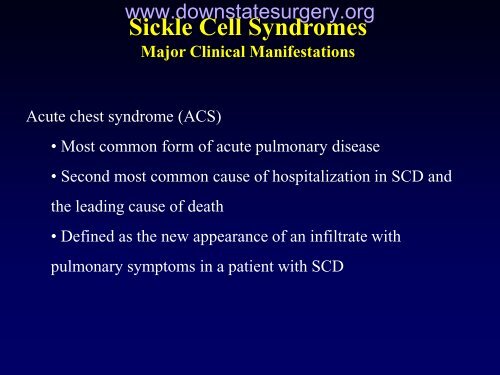 Perioperative Management of Patients with Sickle Cell Disease