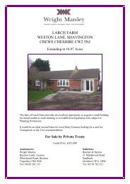 larch farm weston lane, shavington crewe cheshire ... - Wright Manley