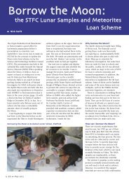 Borrow the Moon: STFC Lunar Samples & Meteorites Loan Scheme