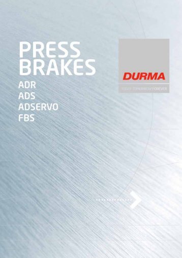 Durma Press Brakes - f.metal-supply.dk