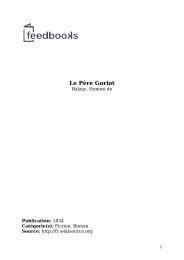 Le PÃ¨re Goriot - Lecteurs.com