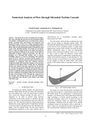 Numerical Analysis of Flow through Shrouded Turbine ... - IRD India