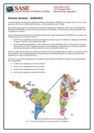 SASE 2012 - Informe general