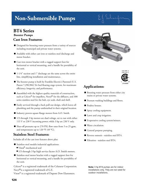 Schaefer Catalog - Franklin Electric