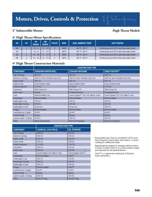 Schaefer Catalog - Franklin Electric