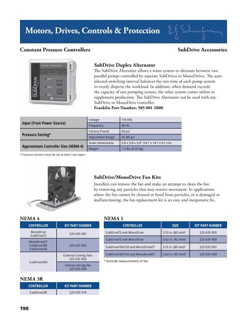 Schaefer Catalog - Franklin Electric