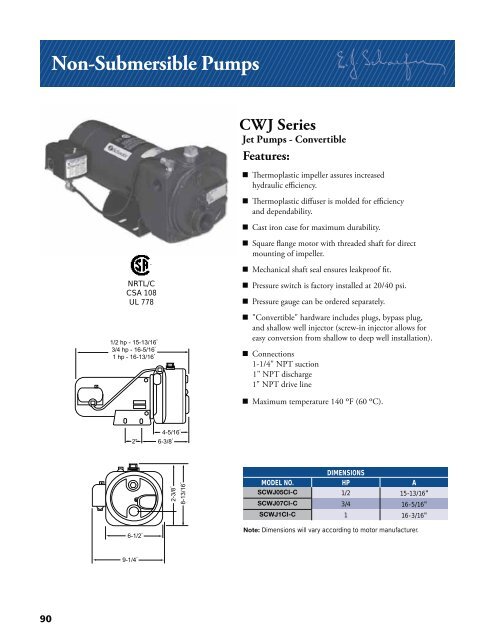 Schaefer Catalog - Franklin Electric